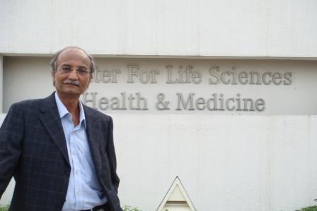 Dr. Gunvant Oswal at the Center for Life Sciences, Health and Medicine